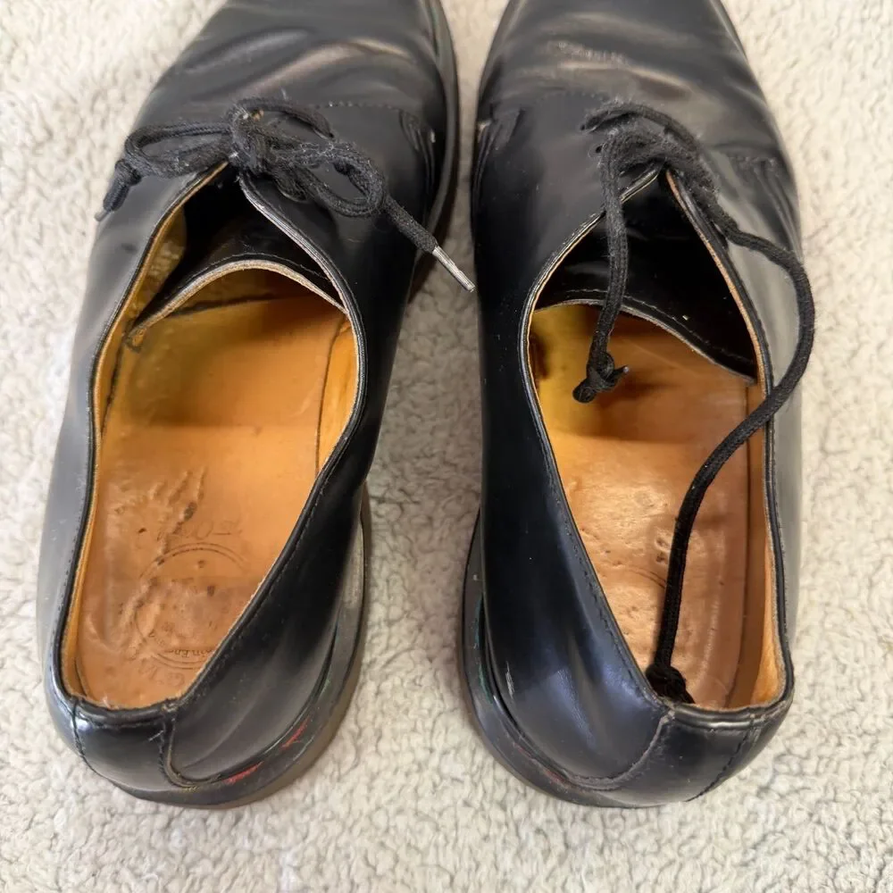 DR MARTENS 1461  Oxford Shoes Mens 10 Black Leather Made in England Streetwear